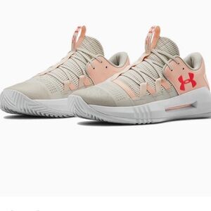 Women’s Under Armour Block City 2.0 Peach Frost Size 8